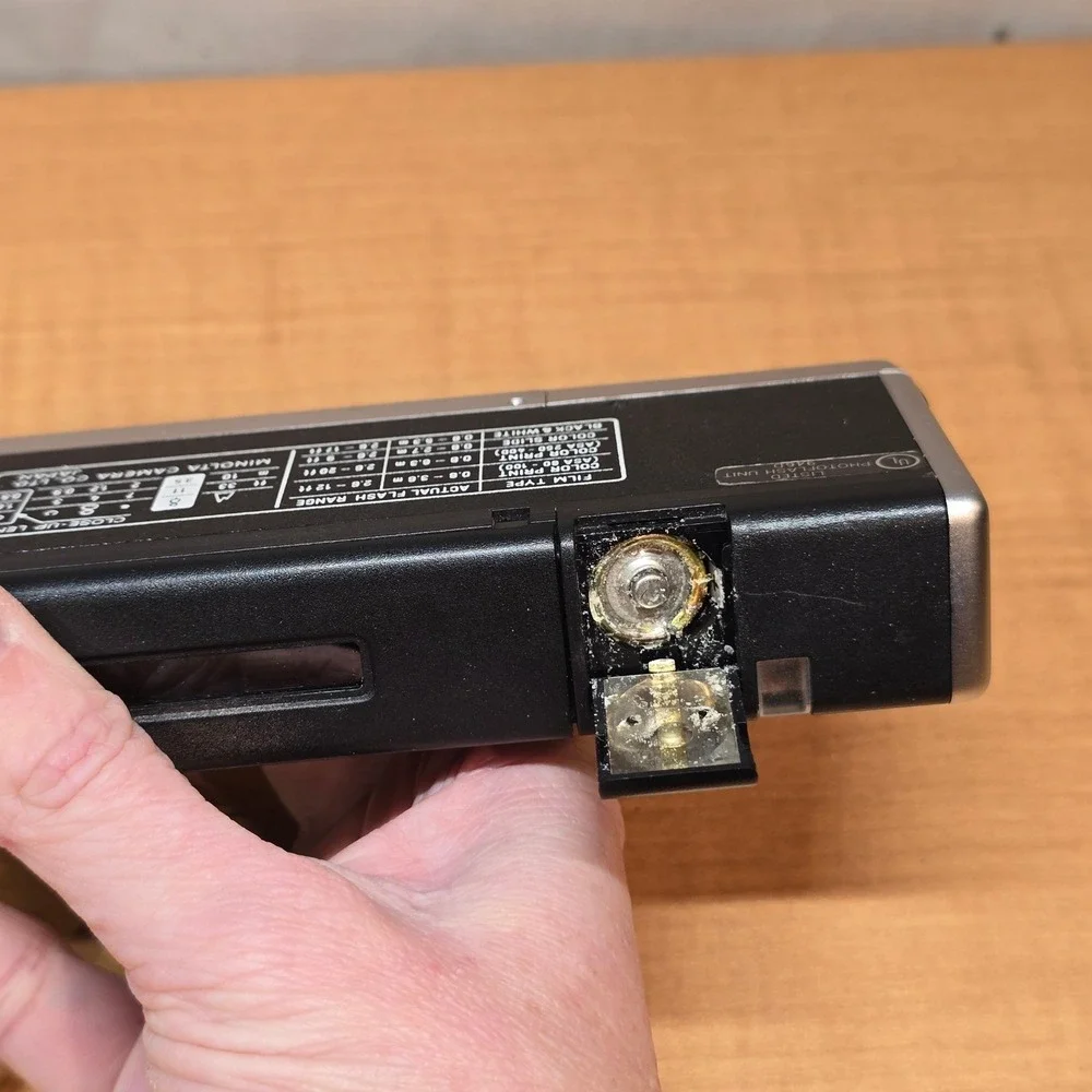 Minolta Autopack 450E Pocket Camera with built-in electric flash 110‎ film parts